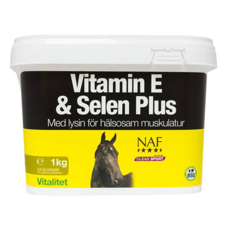 NAF Vitamin E och Selen Plus Equeen