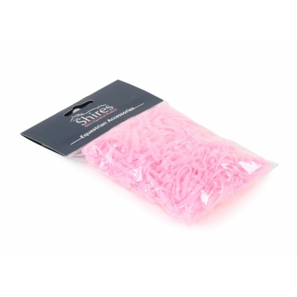 snoddar silikon gummiband rosa