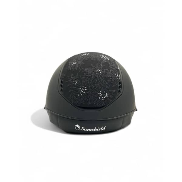 samshield miss shield ridhjälm matt svart spring flower