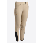 BRW013_JS013_1003_01 RG High Waist Woman Breeches är ridbyxor tillverkade av tyg i tvåvägsstretch med knägrepp i silikon för optimalt grepp i sadeln. Ridbyxorna har dolt grepp inuti midjebandet, perfekt för att fästa bättre mot din skjorta eller tröja. Den har en dragkedja framtill förstärkt med en dubbelknapp och stora öglor för att passa bra med bälte. I benavslutet sluter ridbyxorna om och tyget andas för att minska risken för skav och svett. Kontrasterande tryckt RG-logotyp ger plagget en modern look.  RG ridbyxorna är både snygga, sköna och prisvärda, finns i olika färger.