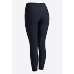 BRW013_JS013_7901_02 RG High Waist Woman Breeches är ridbyxor tillverkade av tyg i tvåvägsstretch med knägrepp i silikon för optimalt grepp i sadeln. Ridbyxorna har dolt grepp inuti midjebandet, perfekt för att fästa bättre mot din skjorta eller tröja. Den har en dragkedja framtill förstärkt med en dubbelknapp och stora öglor för att passa bra med bälte. I benavslutet sluter ridbyxorna om och tyget andas för att minska risken för skav och svett. Kontrasterande tryckt RG-logotyp ger plagget en modern look.  RG ridbyxorna är både snygga, sköna och prisvärda, finns i olika färger.