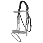 nackstycke svart dyon mässingspännen