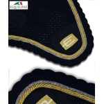 Equiline Huva E-logga Guld - Guld Passpoal & Silver Swarovski