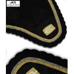 Equiline Huva E-logga Guld - Guld Passpoal & Silver Swarovski