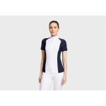 GRETTA_SS_NAVY_FACE Samshield kortärmad tröja med kristaller