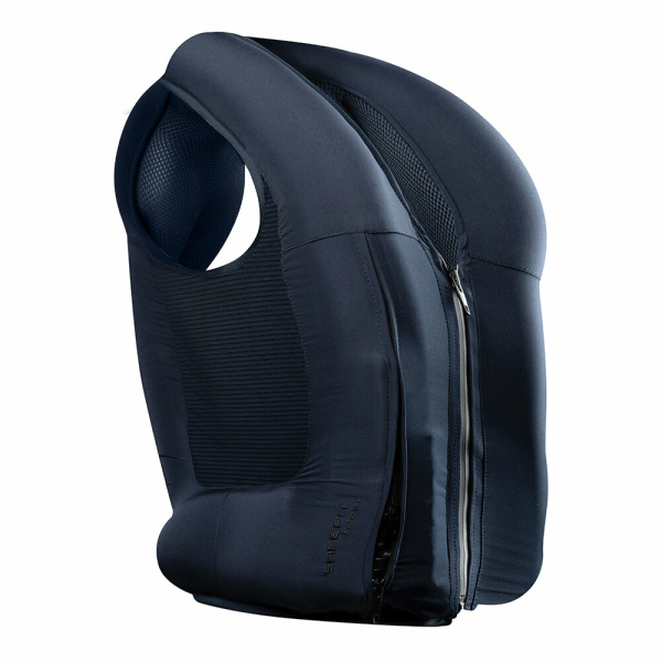 airbag uppblåsbar säkerhetsväst blå