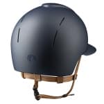 Kep italia ridhjälm nova star matt solskärm beige hakband glitter bak