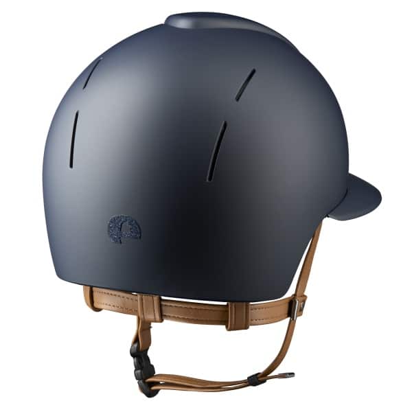 Kep italia ridhjälm nova star matt solskärm beige hakband glitter bak