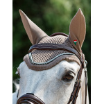 brunt pannband equiline med mönstersöm