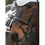 svart nosgrimma från equiline med mönstersöm