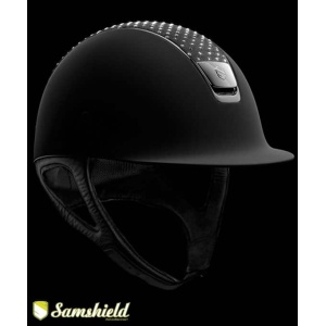 Samshield Shadowmatt Svart - Sparkly & Black Chrome