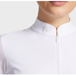 Unknown samshield vit skjorta swarovski