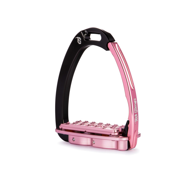 Tech stirrups stigbyglar venice plus evo svart rosa