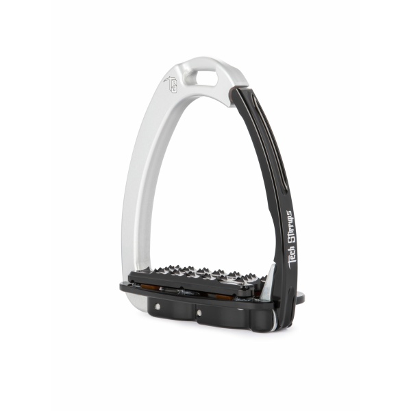 Tech stirrups stigbyglar venice plus evo svart silver