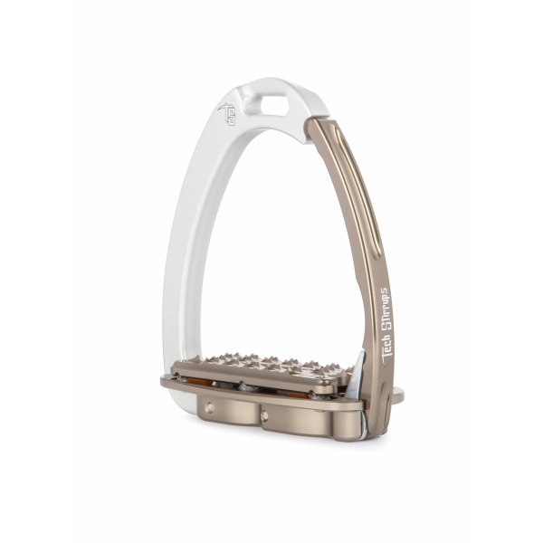 Tech stirrups stigbyglar venice plus evo silver brun