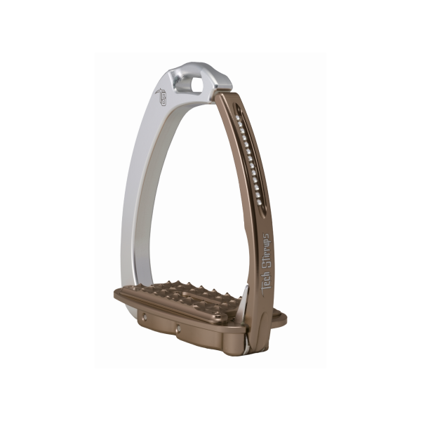 Tech stirrups sloped evo swarovski silver brun