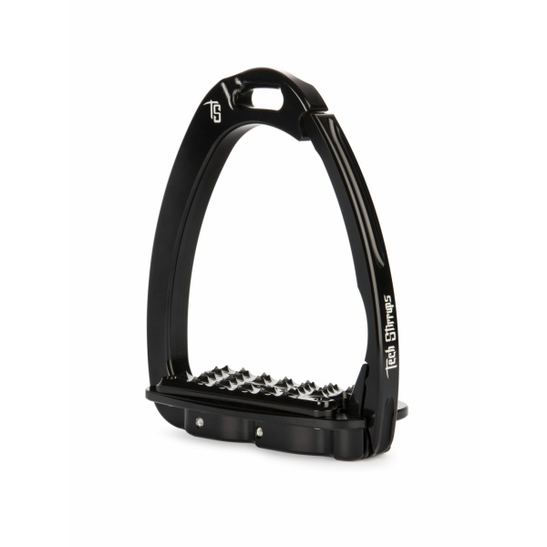 Tech stirrups sloped evo svart