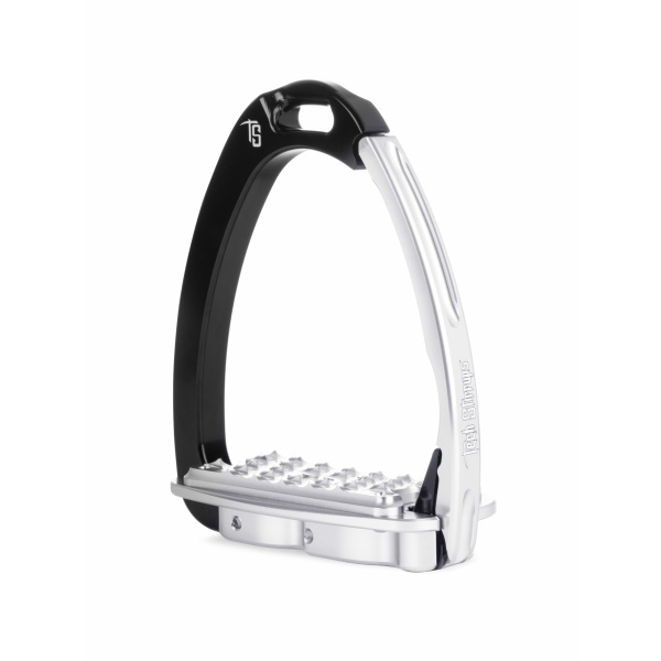 Tech stirrups sloped evo svart silver