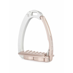 Tech stirrups sloped evo silver rose