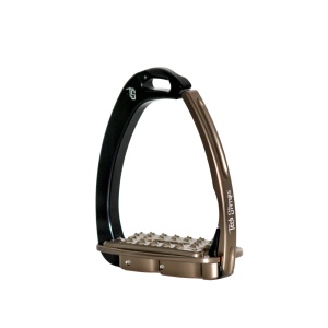 Tech stirrups sloped evo svart brun