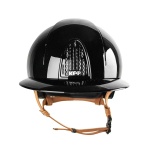 e54085_b001_Smart-BLK-Polish-pol-front kep smart ridhjälm glansig med beige hakband