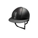 kep italia ridhjälm svart glitter cromo