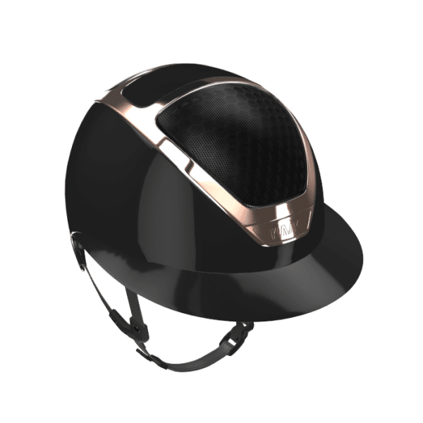 Kask ridhjälm star lady pure shine svart rosé